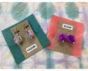 ハニカムイヤリングの画像