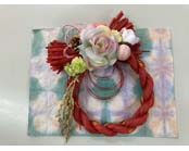 しめ縄リースの画像