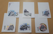 姫路城ポストカードの画像